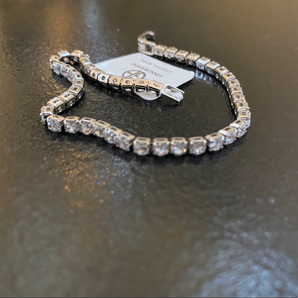 Cubic zirconia tennis bracelet